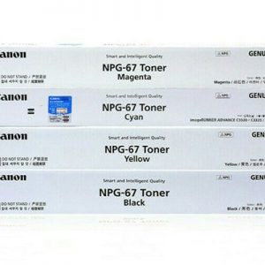 TONER CANON NPG 67 CYAN MAGENTA YELLOW ORIGINAL